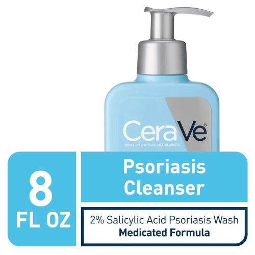 CeraVe Cleanser for Psoriasis Treatment, 8 Oz, Fl Oz (Pack of 1) The Prime Store