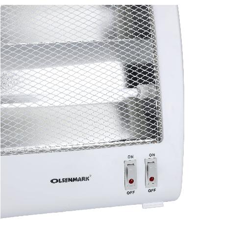 Olsenmark Portable Electric Heater with Quartz, 800W The Prime Store